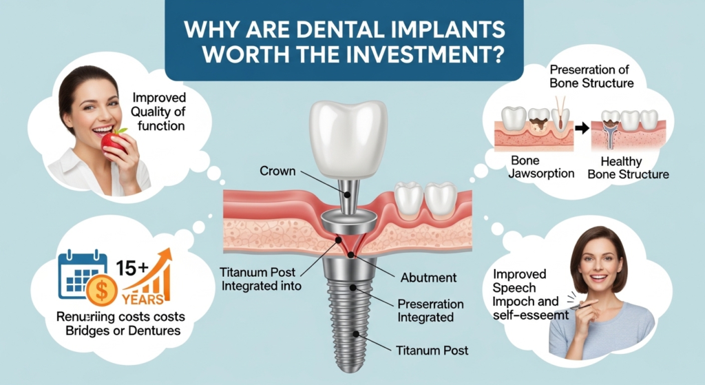 Why are Dental Implants Worth the Investment