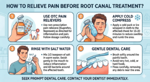 How to relieve pain before root canal treatment?